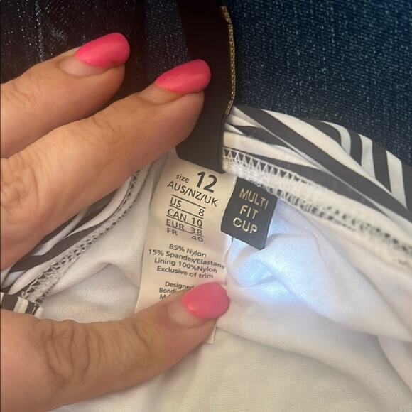 NipTuck Swim Striped Swimsuit - Picture 3 of 7